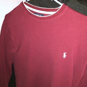Men’s Polo Crewneck Sweater